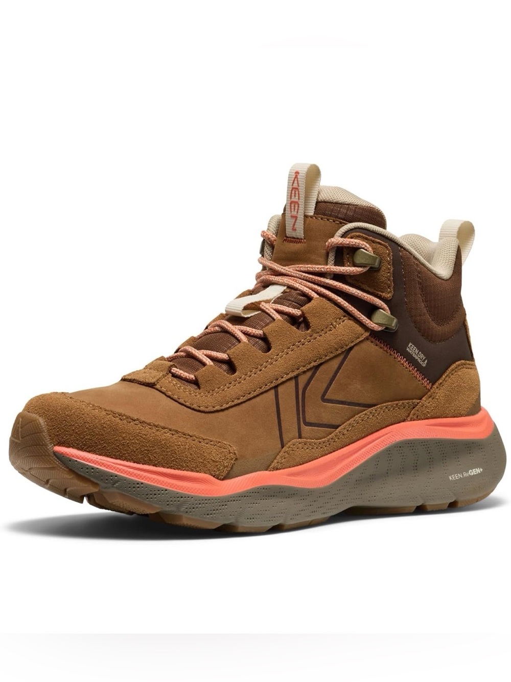 Keen Leiki waterproof Brown Suede Hiker in Chipmunk/Bison